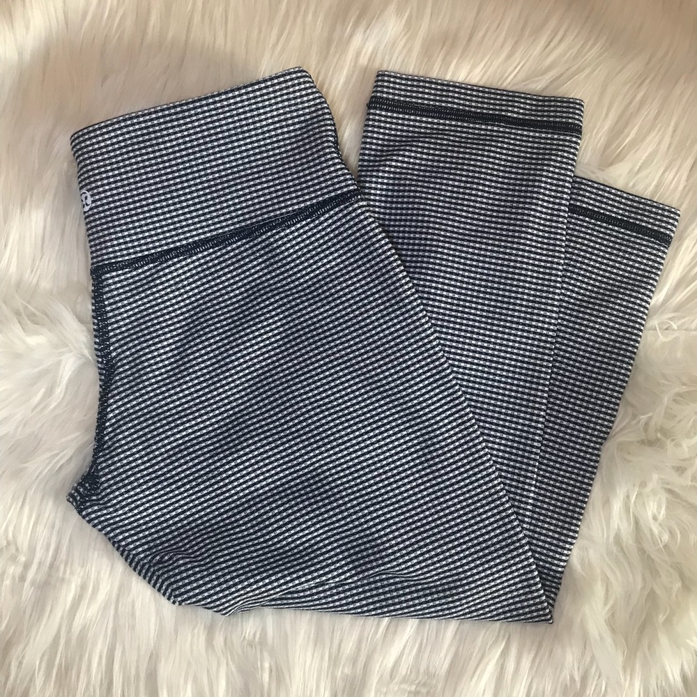 lululemon athletica Blue and White gingham pants